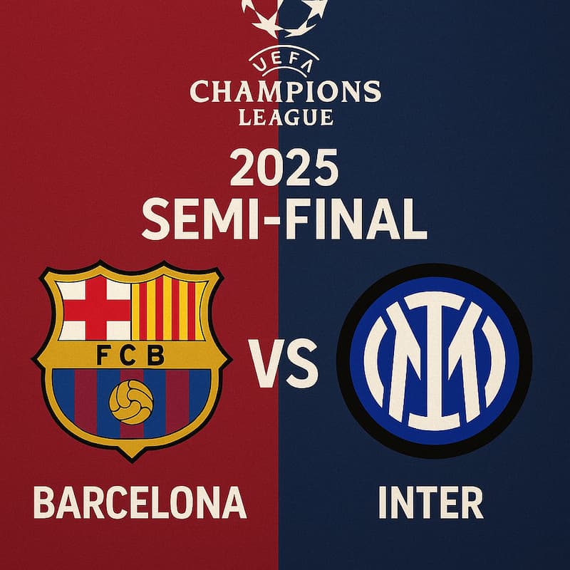 Barcelona vs Inter Milan: UEFA Champions League 2025 Semi-Final Tactical Preview & Predictions Barcelona vs Inter Milan UEFA Champions League 2025 Semi-Final