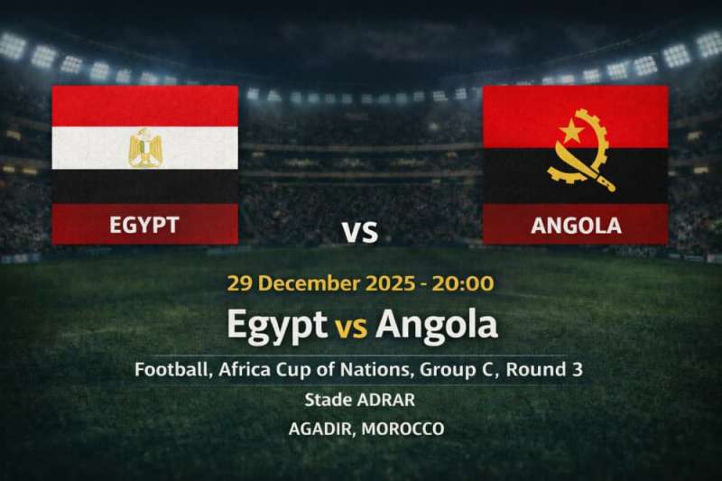 Egypt vs Angola Preview Watch now Egypt vs Angola Live