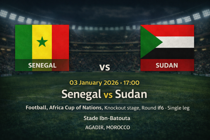 Senegal vs Sudan – AFCON 2025 Match Preview