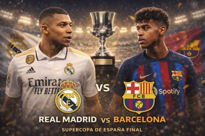 Real Madrid vs Barcelona – Spanish Super Cup Final 2026: El Clásico Showdown in Jeddah